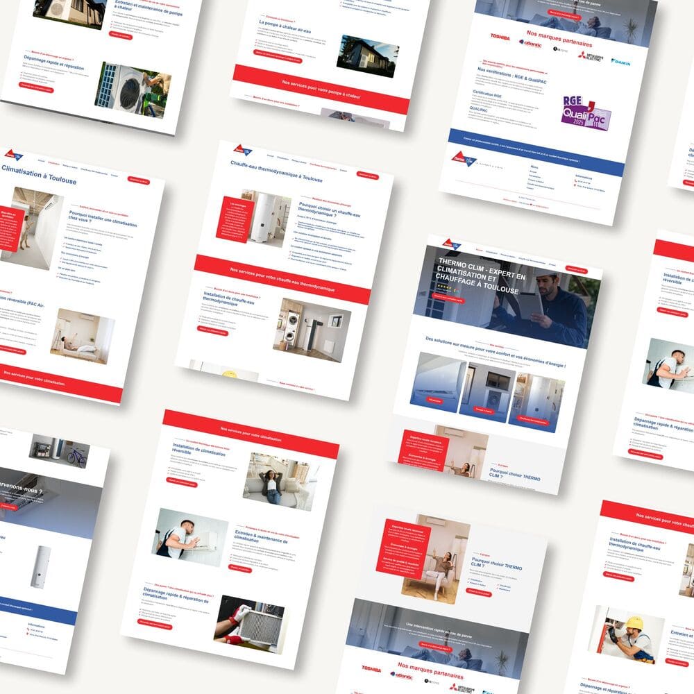 projet site vitrine thermo clim